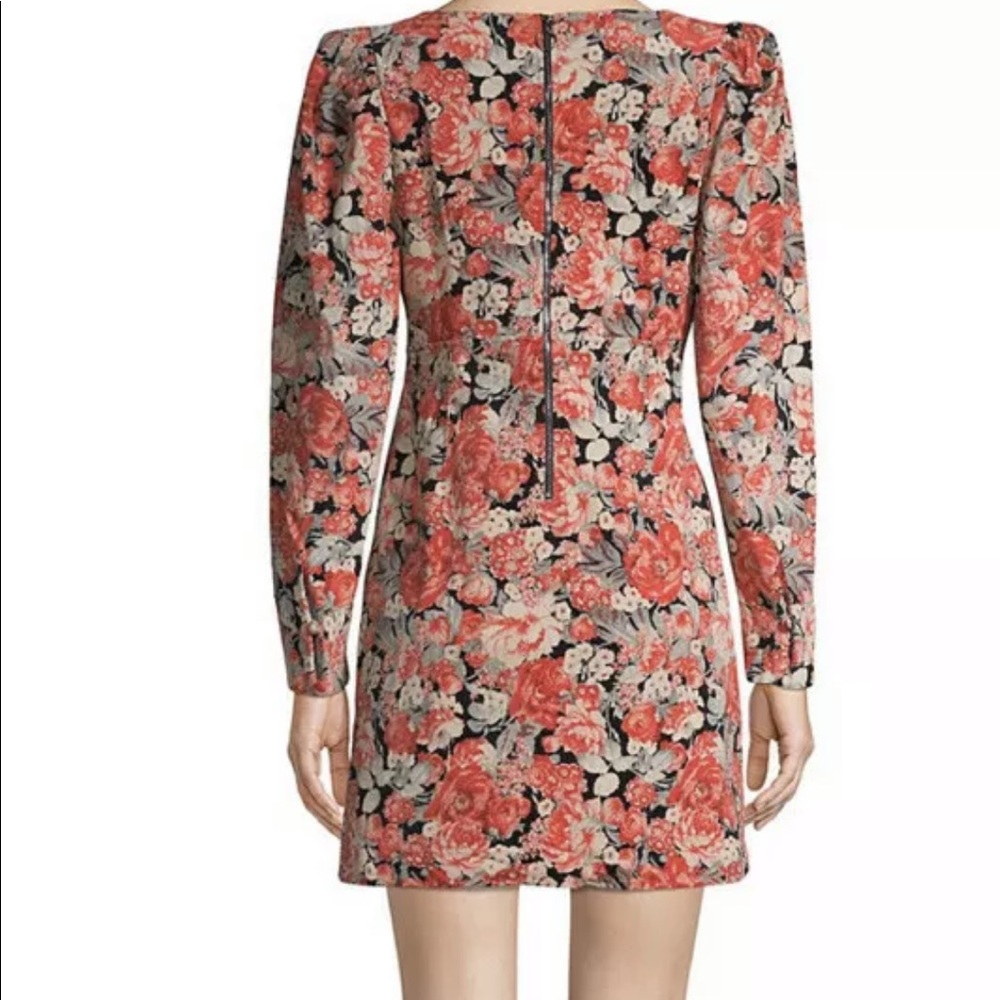 Free People Coral Floral Mini Dress - Picture 3 of 6